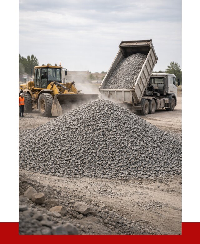 Купить щебень с доставкой в Новороссийске от 2552 руб. | ПРОНЕРУДНвр