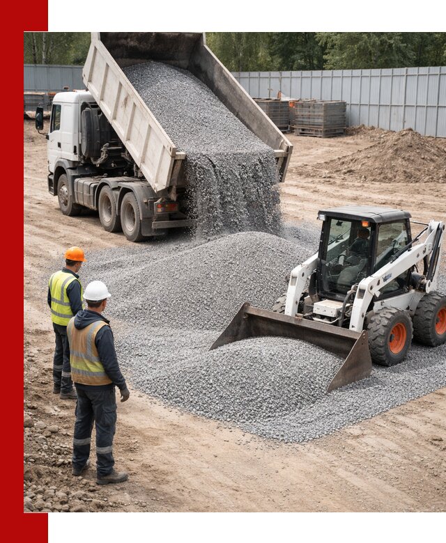 Доставка и продажа гранитного щебня фракции 0-5 в Новороссийске