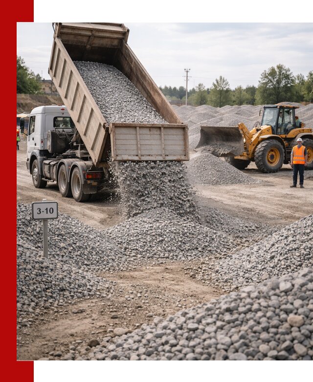 Гранитный щебень фракции 3–10: доставка и продажа в Новороссийске