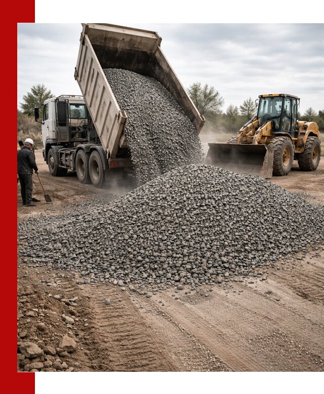 Гранитный щебень фракция 10-20 с доставкой в Новороссийске