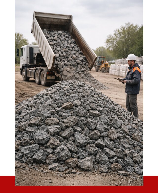 Гранитный щебень фракция 100-200 в Новороссийске от 4287 р. ПРОНЕРУДНвр