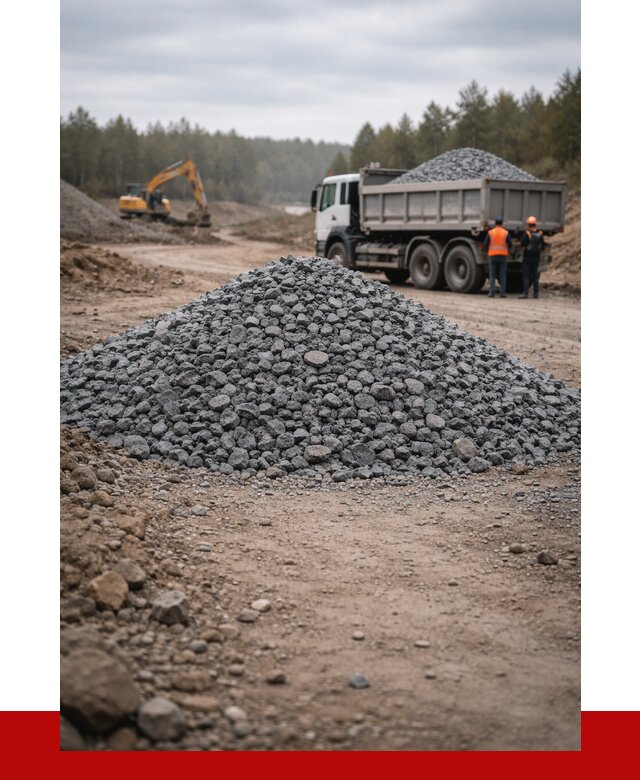 Щебень габбро диабаз фракция 40-70 в Новороссийске от 2246 р-ПРОНЕРУДНвр