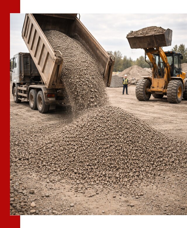 Гравийный щебень фракция 3–10 с доставкой в Новороссийске