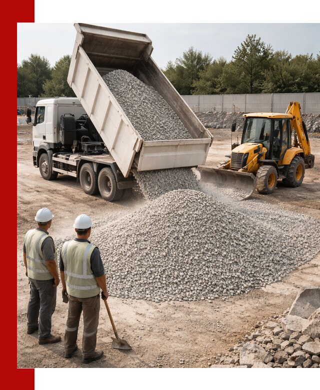 Купить известняковый щебень фракции 5–10 мм с доставкой в Новороссийске