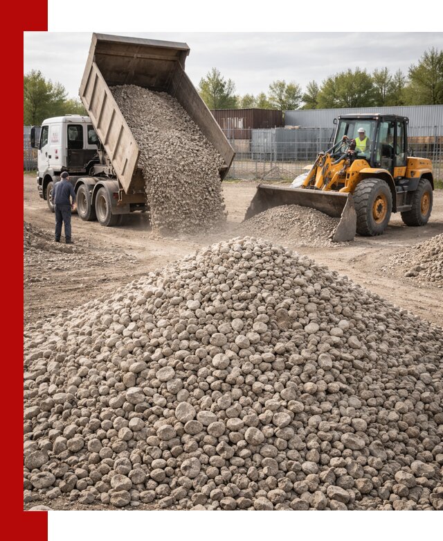 Доломитовый щебень фракции 20–41 с доставкой в Новороссийске