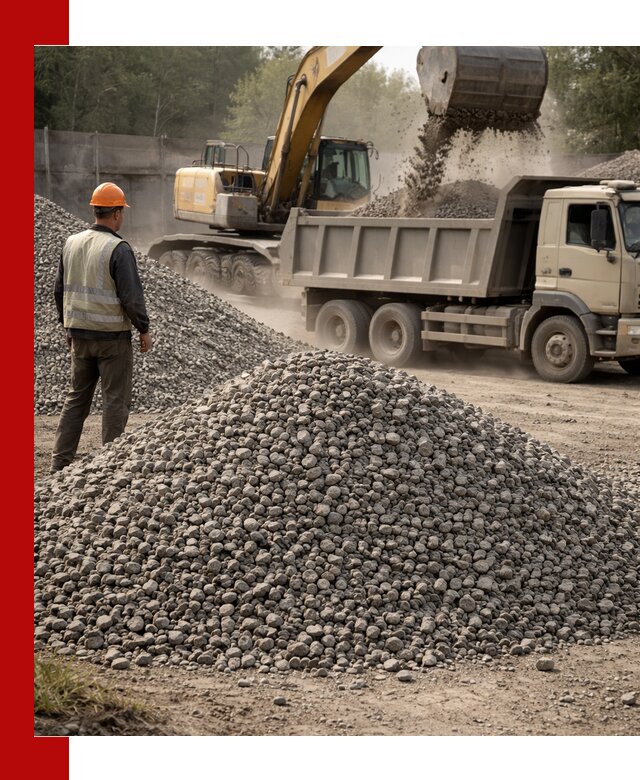 Шлаковый щебень фракция 5-20 с доставкой в Новороссийске