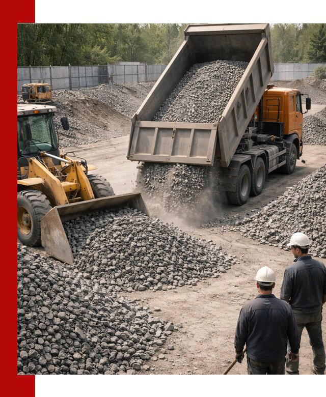 Шлаковый щебень фракция 20-40 доставка и продажа в Новороссийске