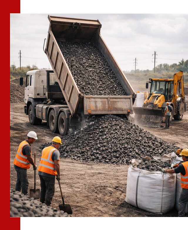 Шлаковый щебень фракция 40-70 с доставкой в Новороссийске