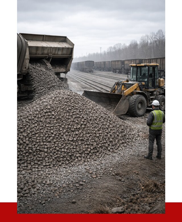 Купить железнодорожный щебень в Новороссийске от 2858 р. | ПРОНЕРУДНвр