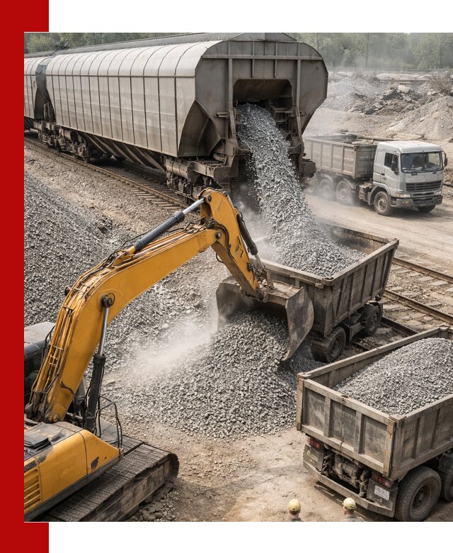 Доставка железнодорожного щебня в Новороссийске крупными партиями быстрого отгруза