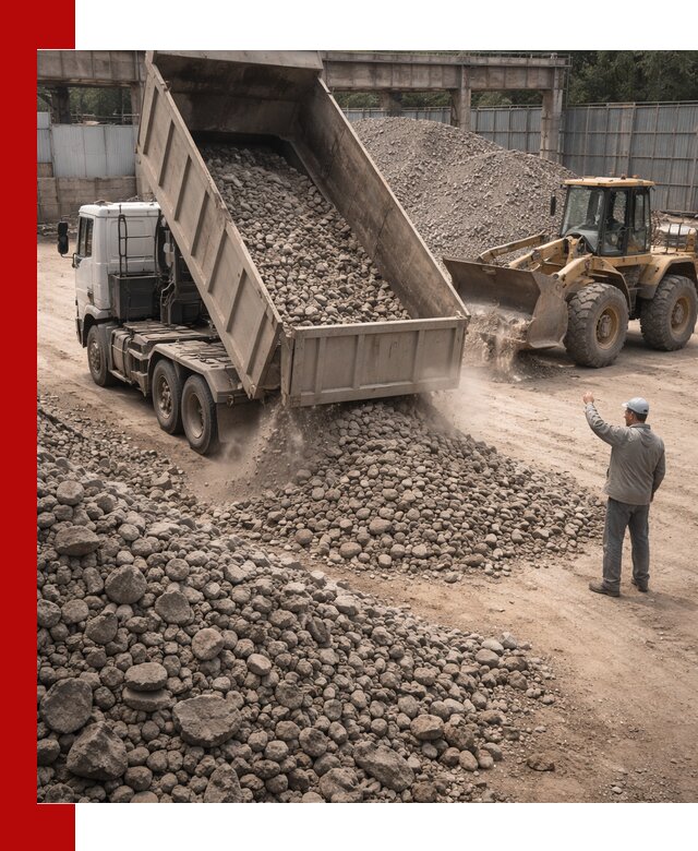 Вторичный щебень фракция 20-40 с доставкой в Новороссийске