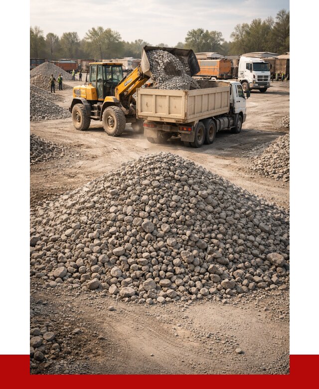 Вторичный щебень фракция 40-70 в Новороссийске от 1776 р, ПРОНЕРУДНвр