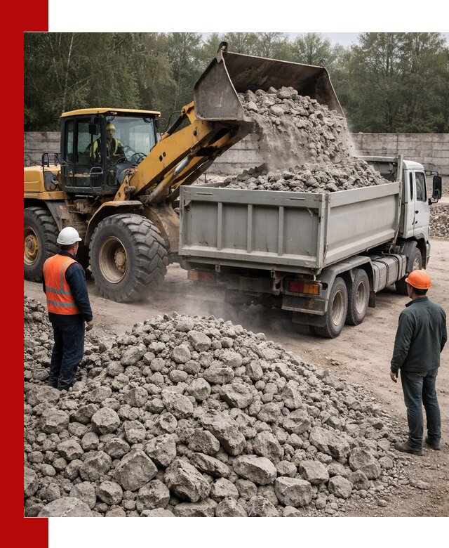 Вторичный щебень фракция 70–150 в Новороссийске с доставкой