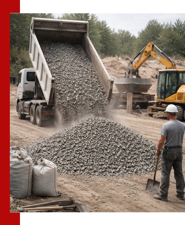Доставка и продажа бетонного щебня в Новороссийске