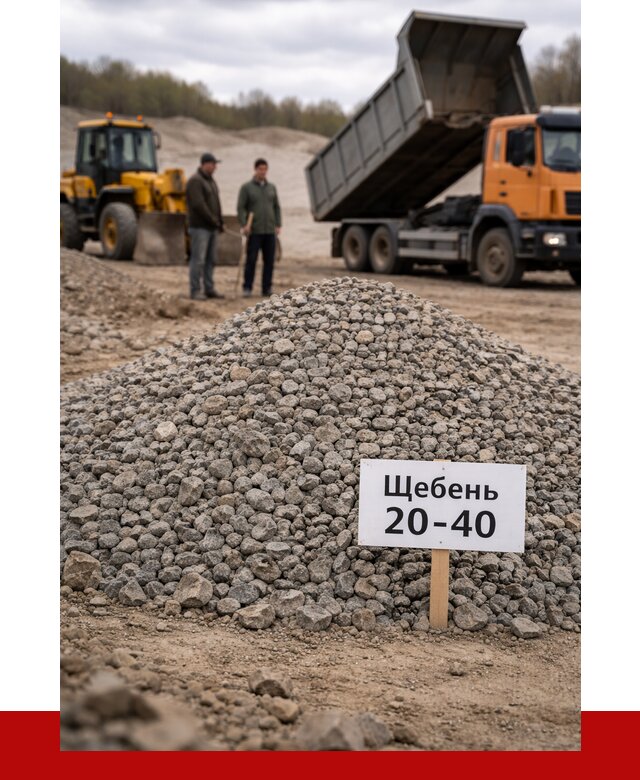 Бетонный щебень фракция 20-40 в Новороссийске от 2501 р. | ПРОНЕРУДНвр