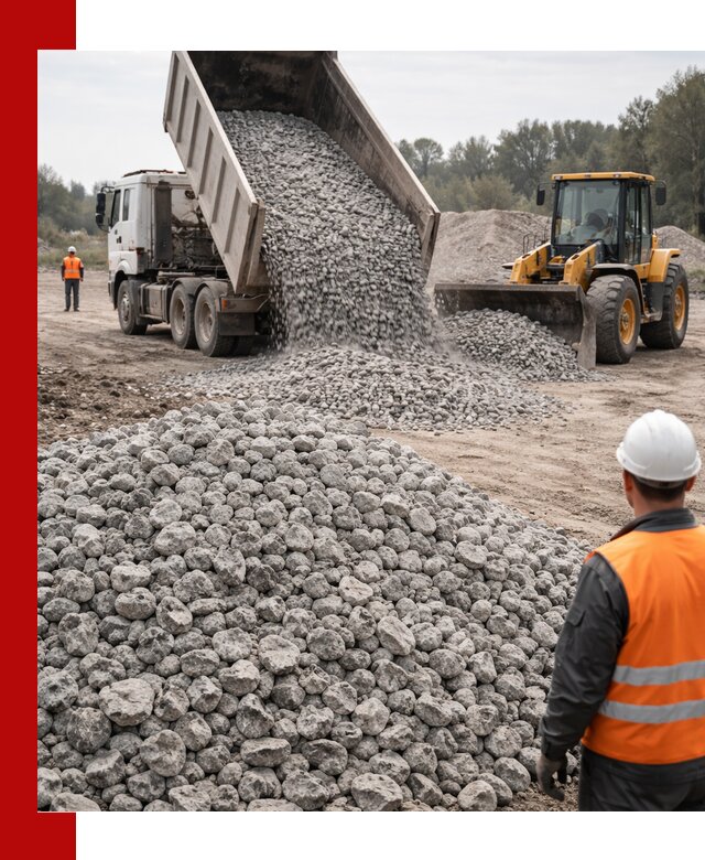 Доставка бетонного щебня фракции 20-40 в Новороссийске