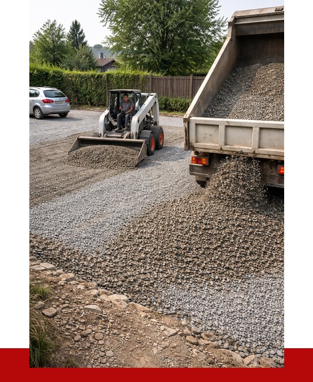 Щебень для парковки в Новороссийске с доставкой от 1225 р.| ПРОНЕРУДНвр