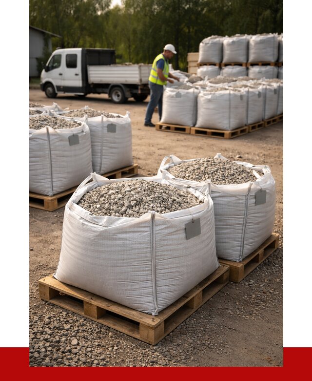 Щебень в мешках с доставкой в Новороссийске от 4287 р. | ПРОНЕРУДНвр