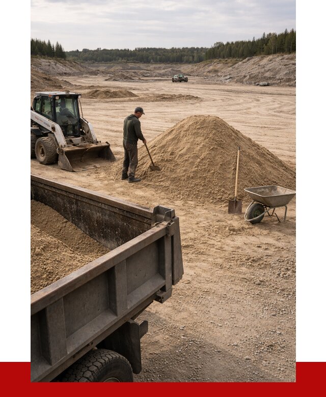 Карьерный песок среднезернистый в Новороссийске, от 2246 р. ПРОНЕРУДНвр
