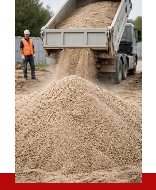 Купить сеяный песок с доставкой в Новороссийске от 2246 р ПРОНЕРУДНвр