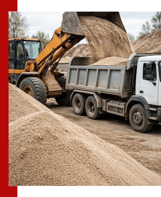 Доставка сеяного песка в Новороссийске оптом и в розницу