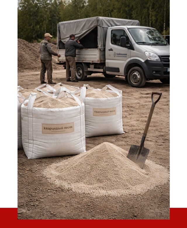 Кварцевый песок для пескоструя в Новороссийске от 4594 р. | ПРОНЕРУДНвр