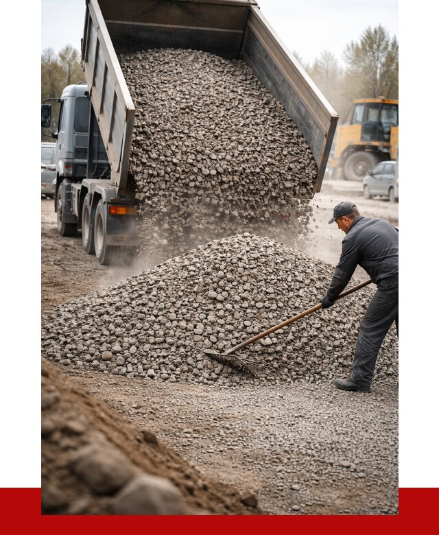 Гравий фракция 20-40 в Новороссийске от 2552 р. доставка | ПРОНЕРУДНвр