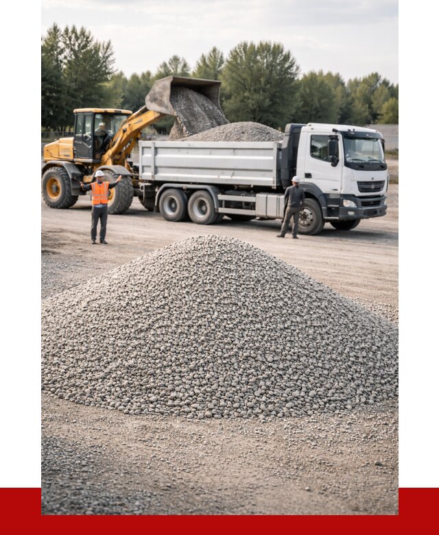 Купить мытый гравий в Новороссийске от 3573 р, доставка ПРОНЕРУДНвр