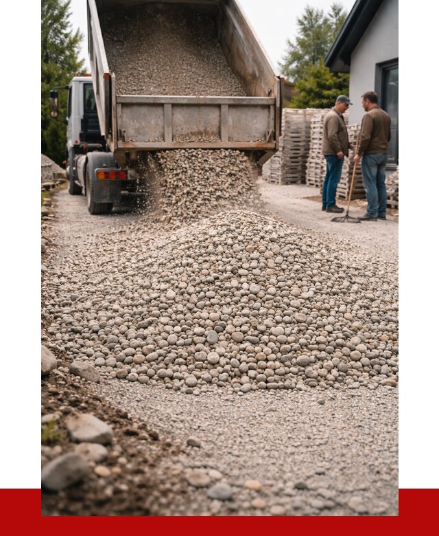 Галька речная в Новороссийске от 2756 р. с доставкой, ПРОНЕРУДНвр