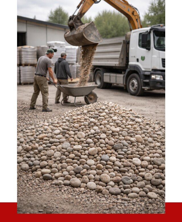 Галька декоративная в Новороссийске от 3267 р. за куб | ПРОНЕРУДНвр