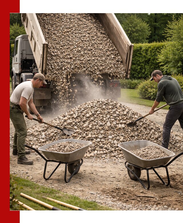 Доставка и продажа декоративной гальки в Новороссийске