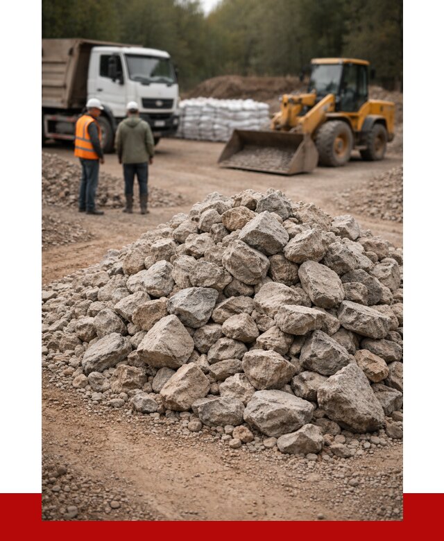 Купить бутовый камень с доставкой в Новороссийске от 2348 р. | ПРОНЕРУДНвр