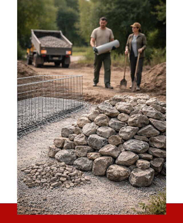 Камень для габионов фракция 100-200 в Новороссийске от 4900 р. | ПРОНЕРУДНвр