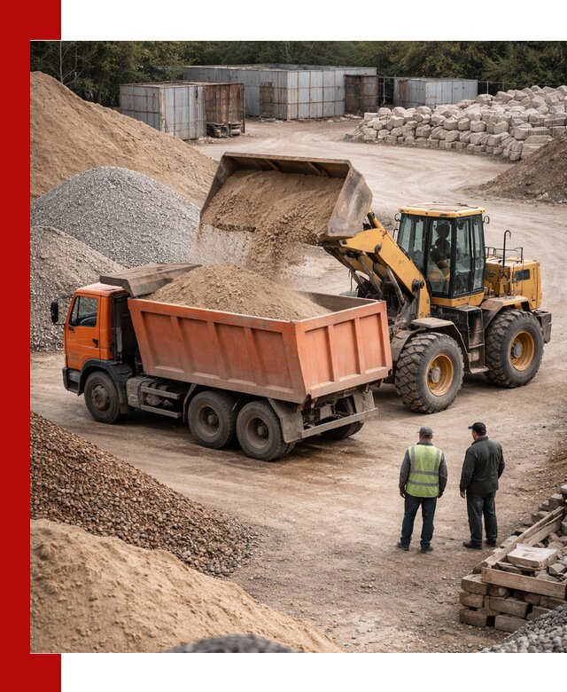 Доставка сыпучих смесей и смесей для стройки в Новороссийске