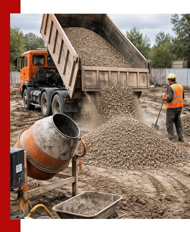 Опгс для бетона с доставкой самосвалом в Новороссийске от производителя