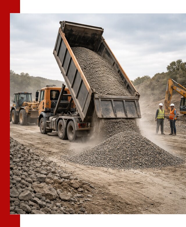 Щебёночно-песчаная смесь ЩПС С1 с доставкой в Новороссийске