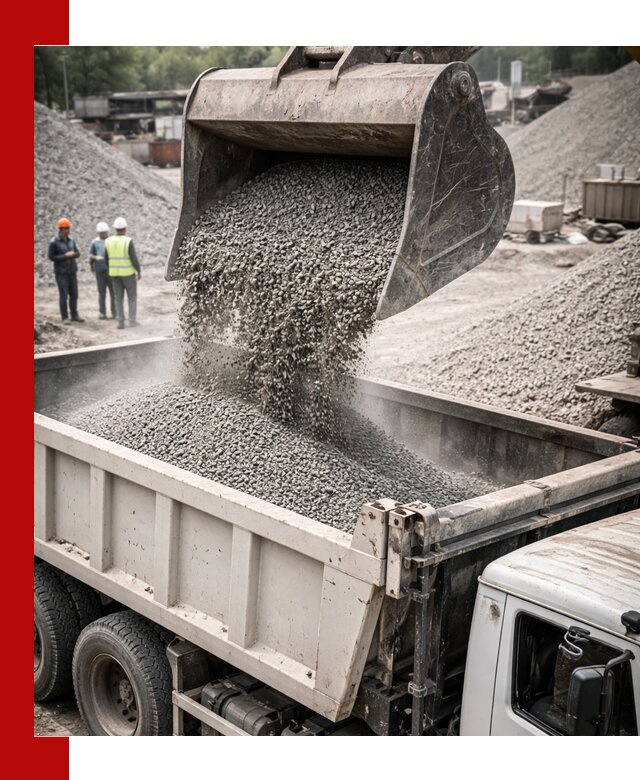 Отсев и крошка для строительства и дорожных работ в Новороссийске