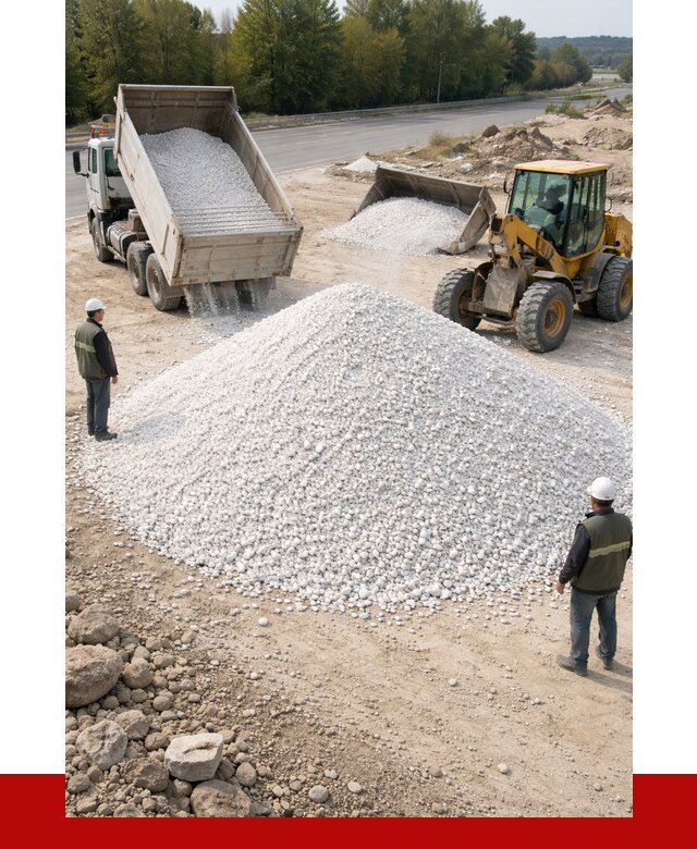 Белая мраморная крошка в Новороссийске от 4287 р. с доставкой | ПРОНЕРУДНвр