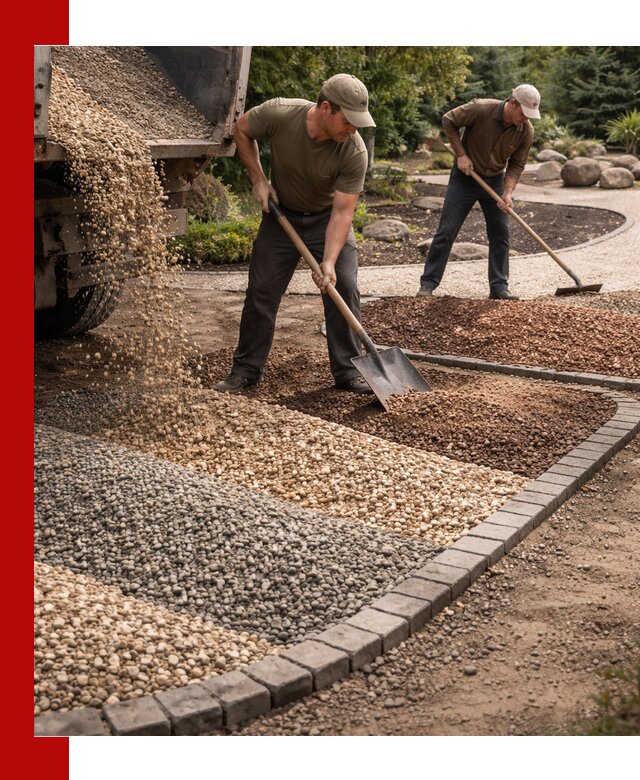 Декоративная крошка для ландшафта в Новороссийске — продажа и доставка