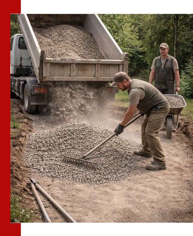 Каменная крошка для дорожек с доставкой в Новороссийске