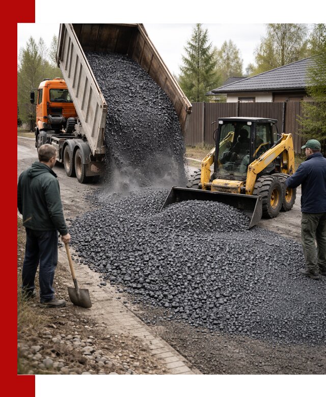 Крошка габбро с доставкой в Новороссийске для строительных работ