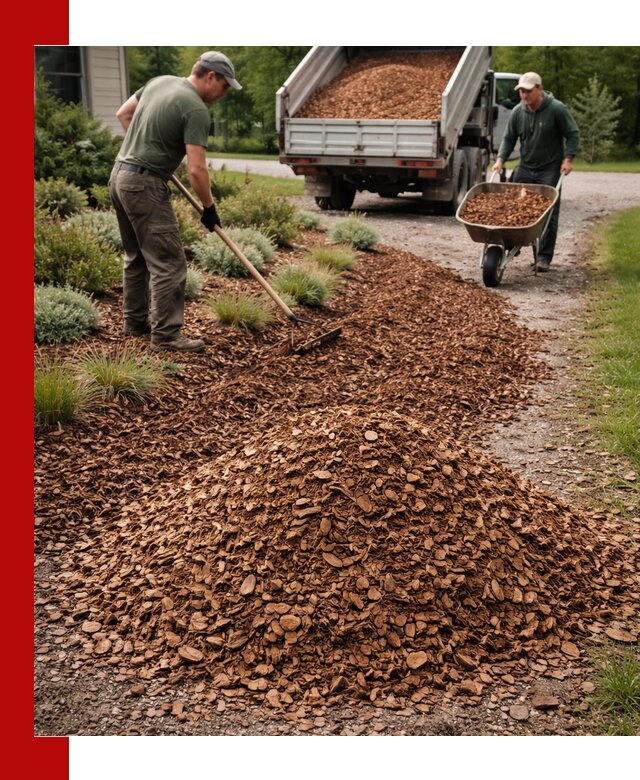 Крошка для мульчирования с доставкой в Новороссийске