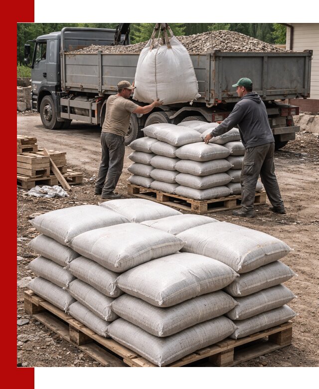 Керамзит в мешках с доставкой в Новороссийске от компании-поставщика