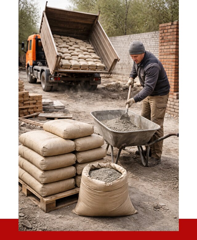 Купить сухую смесь для кладки в Новороссийске от 1225 р. | ПРОНЕРУДНвр