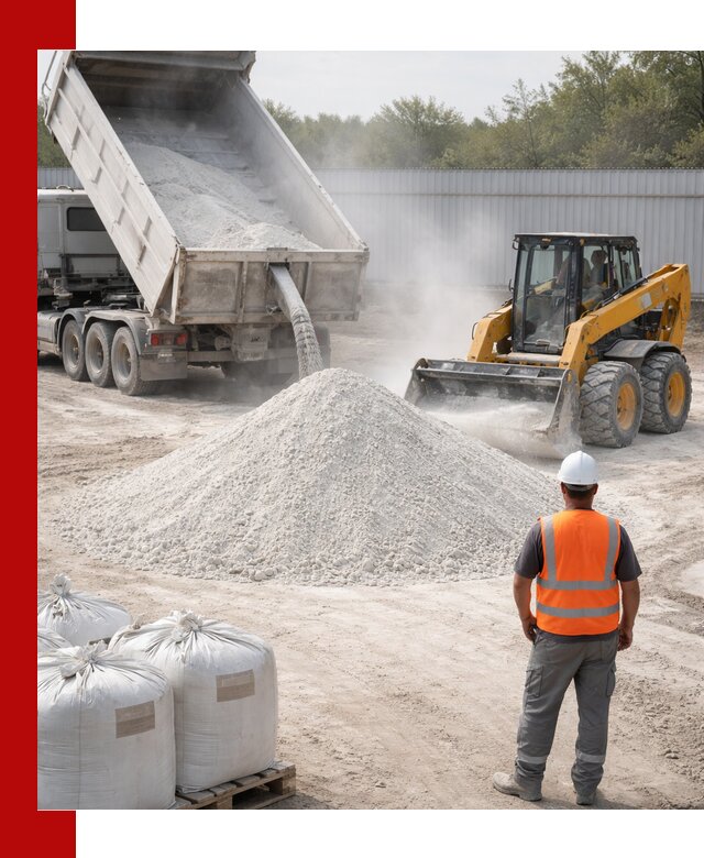 Доставка и продажа известняковой муки в Новороссийске