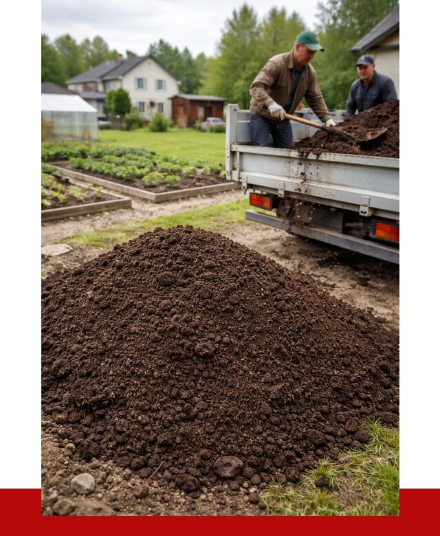 Плодородный грунт в Новороссийске с доставкой от 4287 р. | ПРОНЕРУДНвр