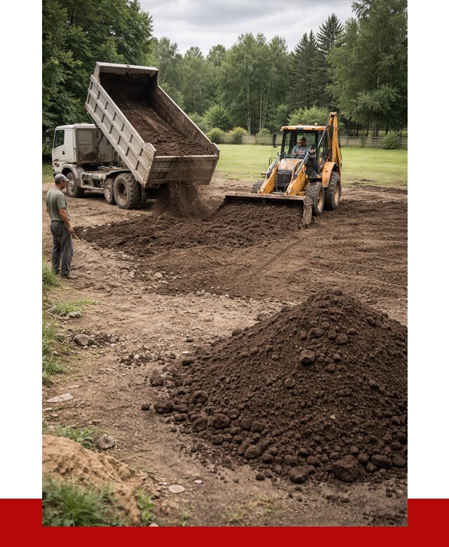 Грунт для выравнивания участка в Новороссийске от 1225 р. | ПРОНЕРУДНвр