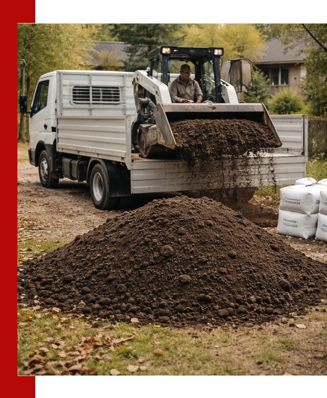 Доставка садовой земли в больших объёмах в Новороссийске