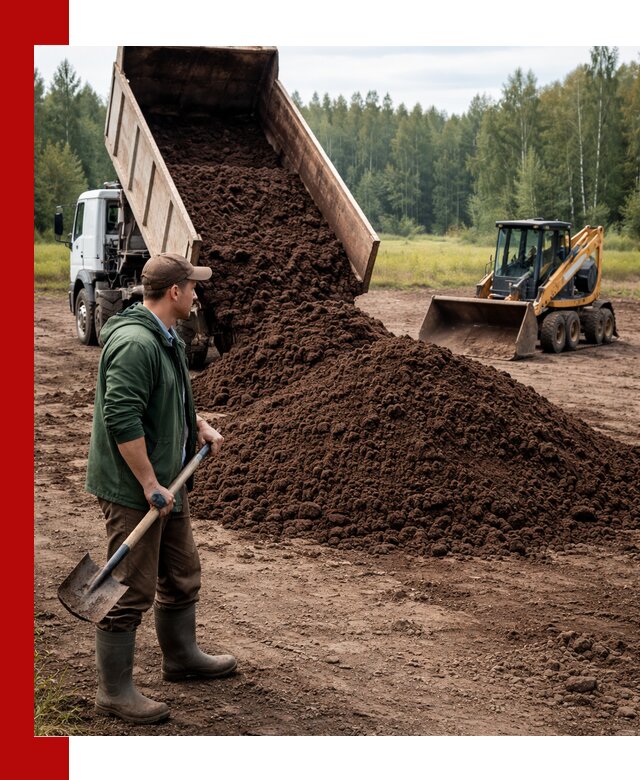 Купить верховой торф с доставкой в Новороссийске для садоводства и растений