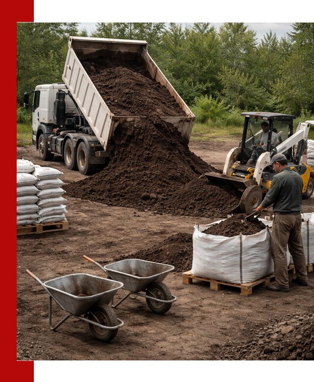 Доставка и продажа торфогрунта в Новороссийске оптом и в розницу